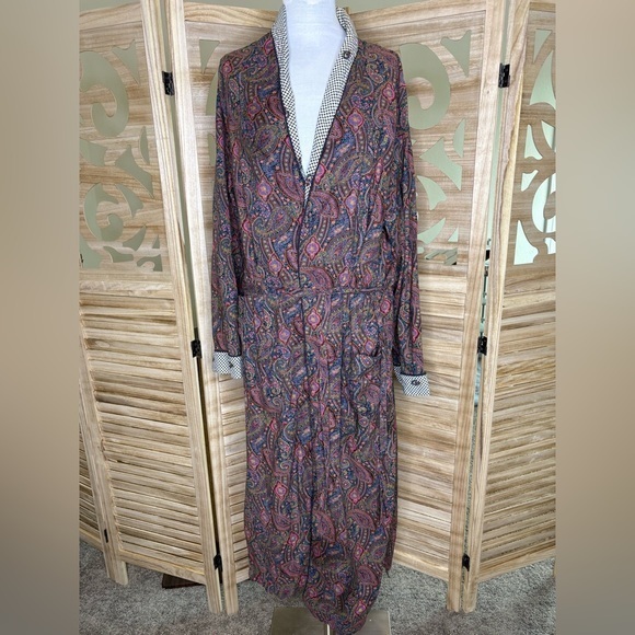 Victoria’s Secret Vintage Paisley Patterned Long Robe - Picture 1 of 4